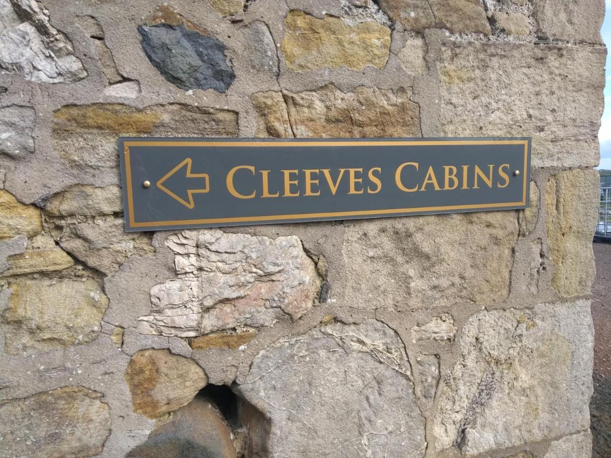 Cleeves Cabins Ailsa Luxury Lodge With Hot Tub Dalry  Buitenkant foto